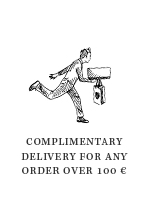 COMPLIMENTARY DELIVERY FOR ANY ORDER OVER €75