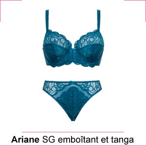 Soutien-gorge emboîtant armatures sans complexe ariane bleu petrol Ariane