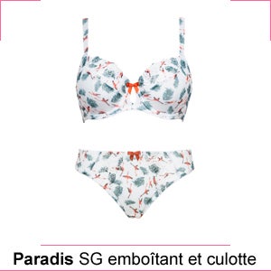 Soutien-gorge emboîtant armatures sans complexe paradis ivoire Paradis
