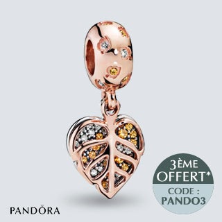 3ème charm ou bracelet PANDORA offert ! (dès 3 charms ou bracelets mis au panier, le moins cher est offert). Offre valable uniquement sur les charms ou les bracelets.