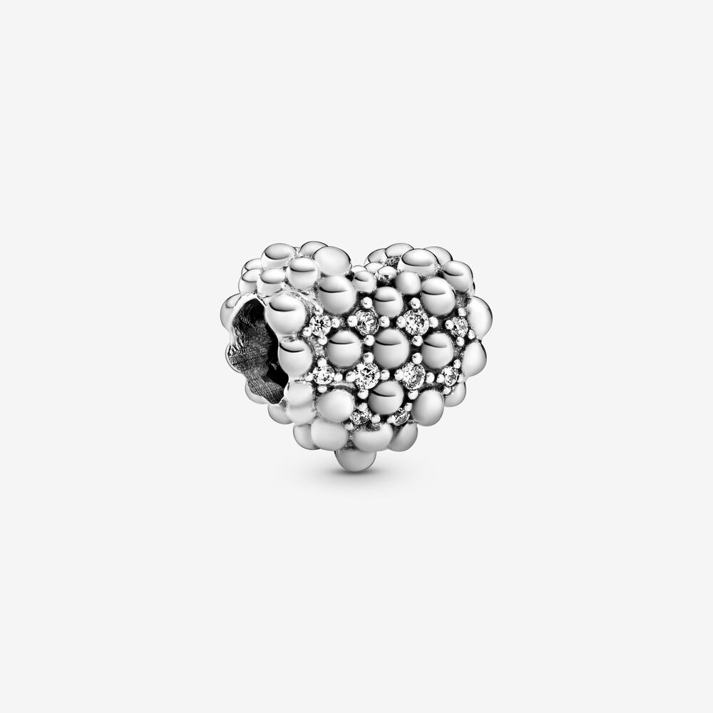 Charm Pandora 798681C01 - coeur scintillant