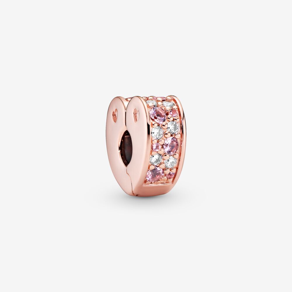 Charm Pandora 787020NPM - Clip Arcs de Lamour Pandora Rose Femme