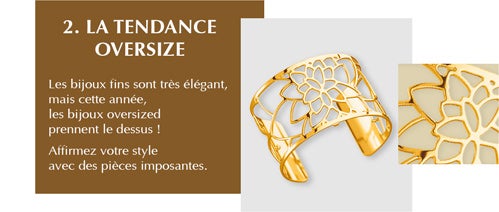 LES GEORGETTES Bracelet Nénuphar Les Georgettes 70284020100 - Bracelet Manchette Or Taille Large Femme