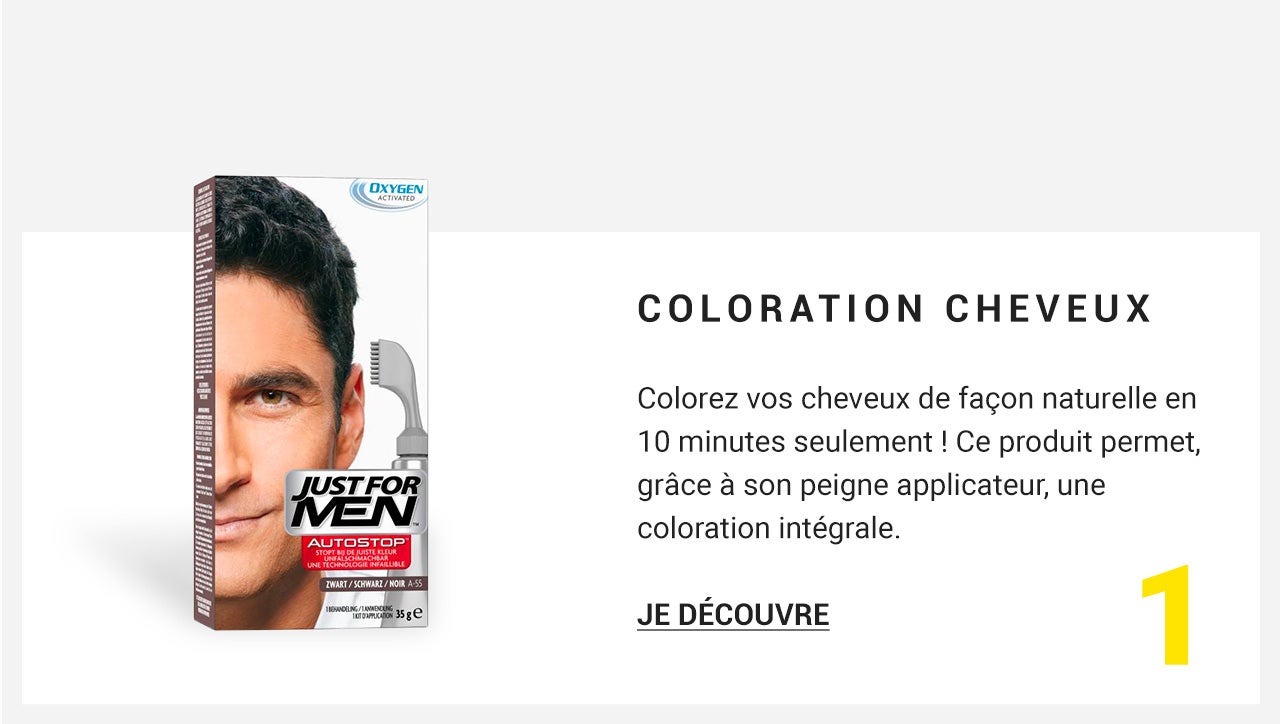 COLORATION CHEVEUX HOMME