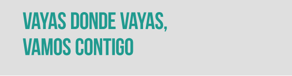 Vayas donde vayas