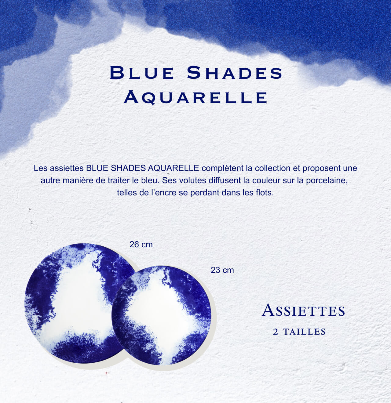 Blue Shades Aquarelle
