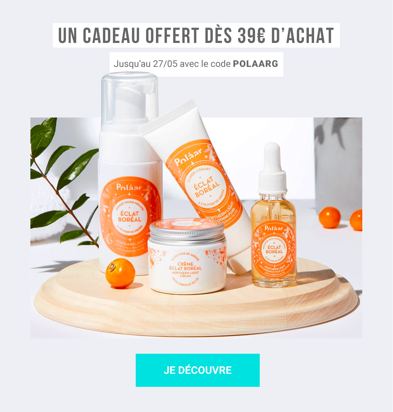 Un fluide solaire offert dès 39€ d'achat