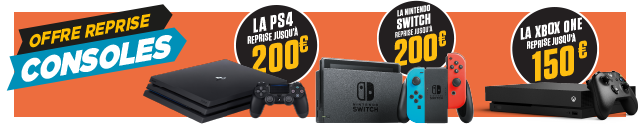 Offre reprise consoles occasion