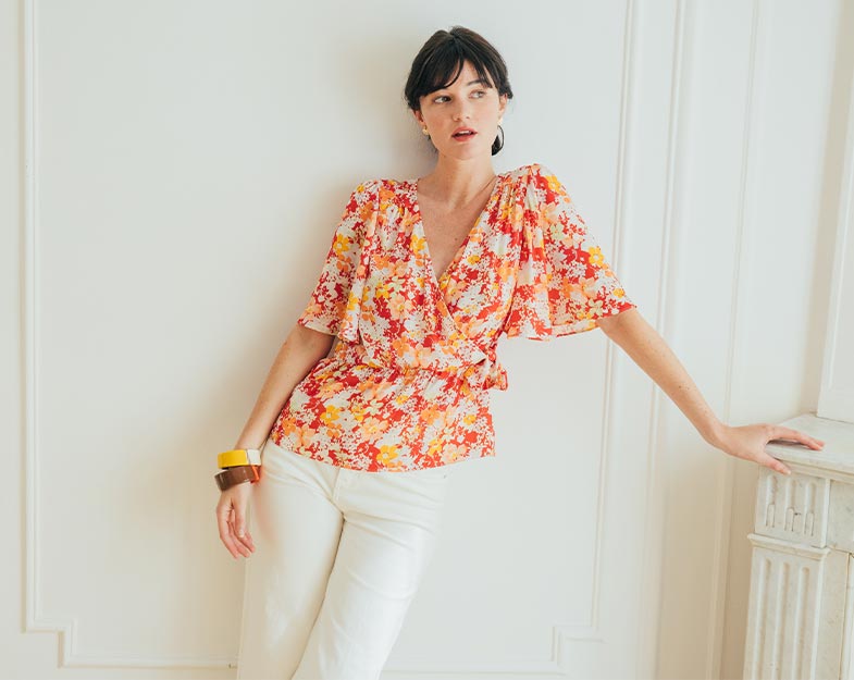 L'Eprise chemise cache cœur collection capsule 3 SUISSES X NAF NAF