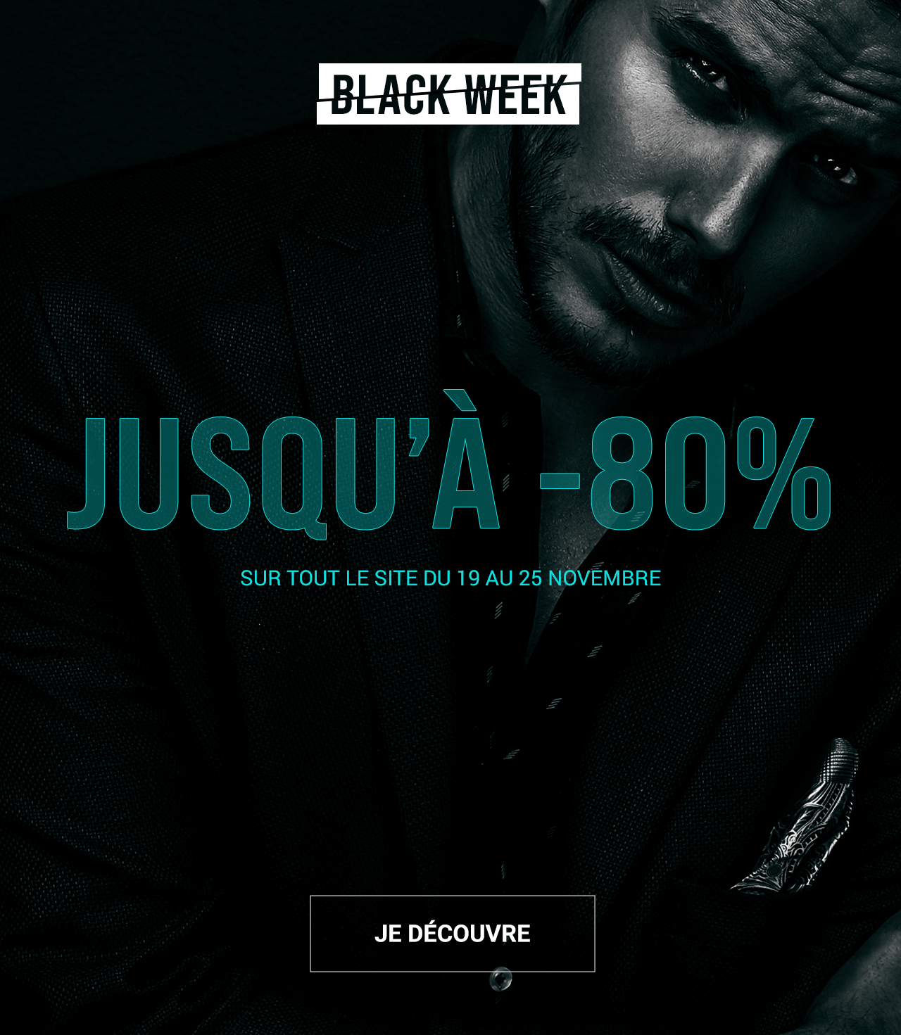 Black Week : jusqu'&agrave; -80% !