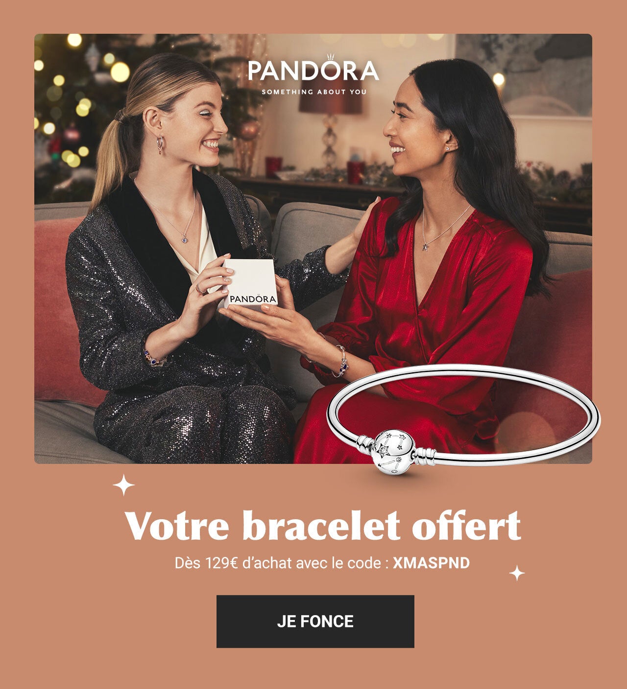 Un bracelet Pandora offert