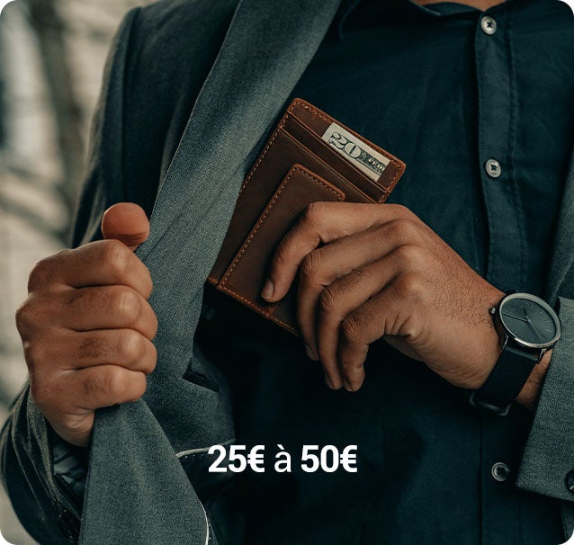 De 25&euro; &agrave; 50&euro;