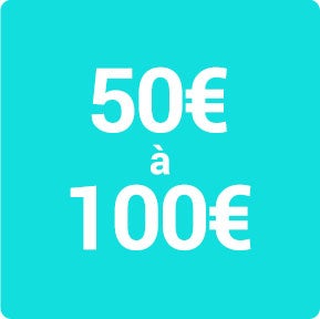 De 50&euro; &agrave; 100&euro;