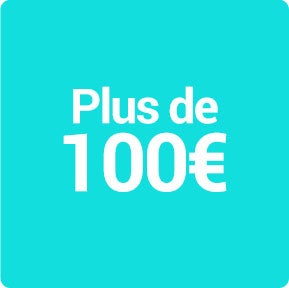 Plus de 100&euro;