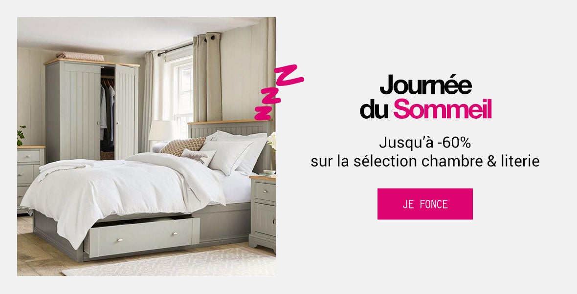 Journée du Sommeil : jusqu'à -60% sur toute la sélection !