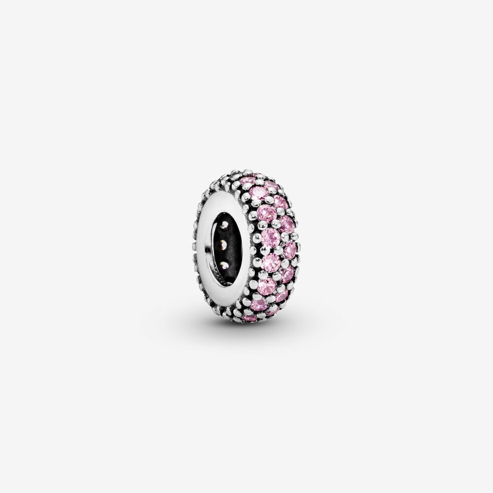 Pandora PANDORA Charm Espaceur Rose Pavée CHARMS ET PERLES FEMME