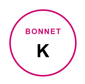 SOUTIENS-GORGE BONNET K