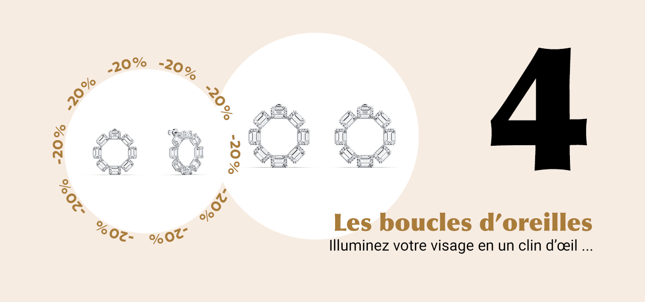 Boucles oreilles Swarovski 5602780 - Cristaux swarovski