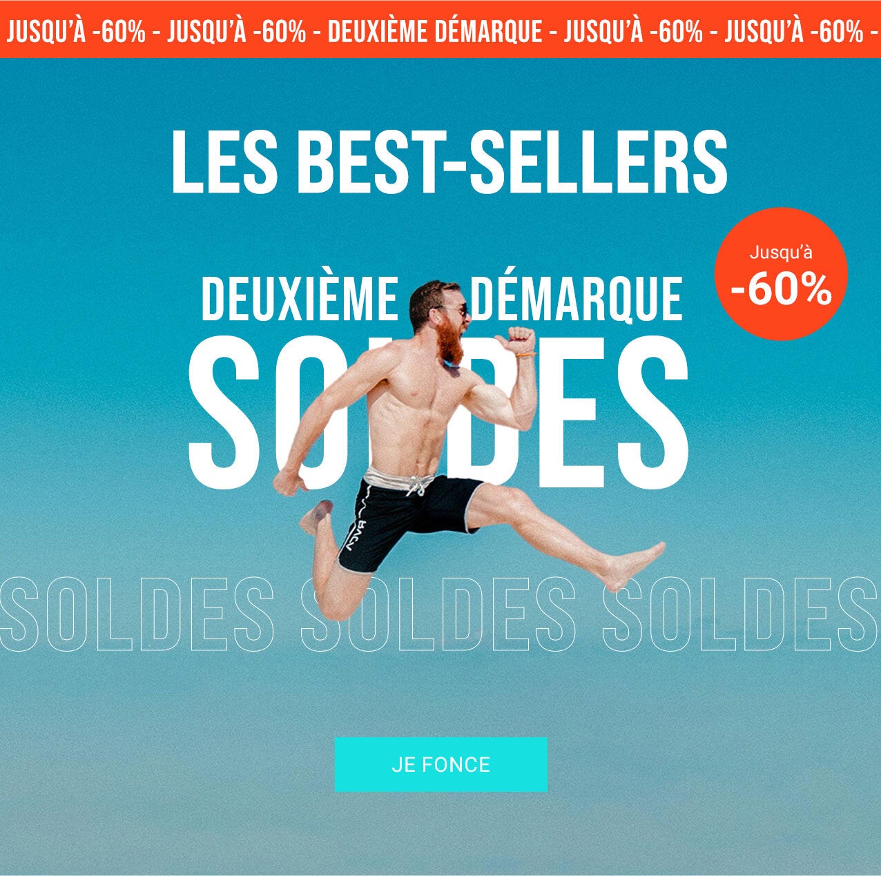 Soldes : jusqu'à -60% sur toute la sélection !