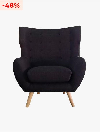 Fauteuil scandinave XL BOLINO