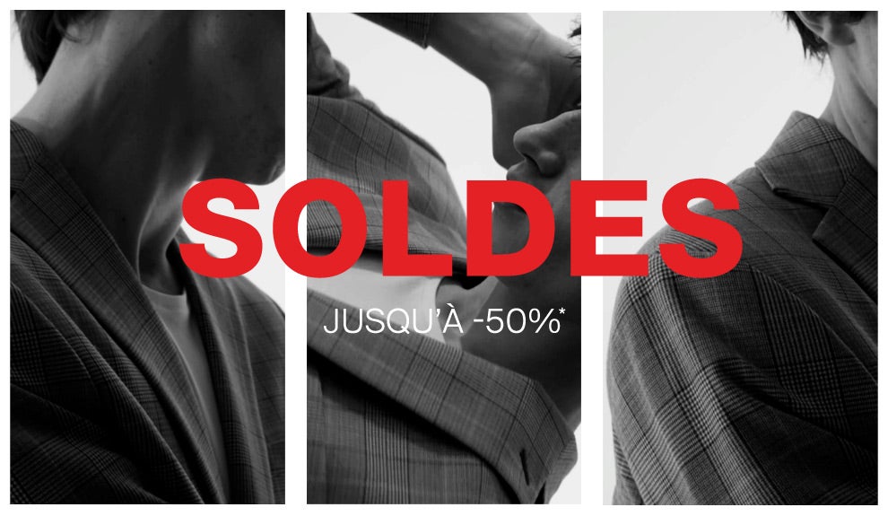 SOLDES c'est parti jusqu'à -50%* !