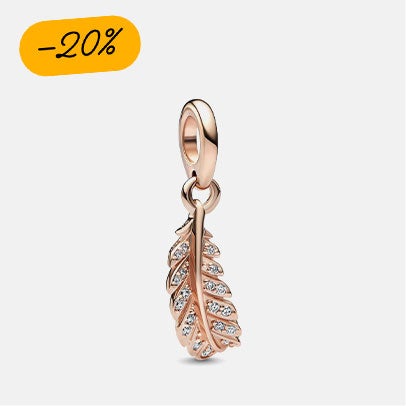 Charm Plume Flottante Recourbée - Pandora