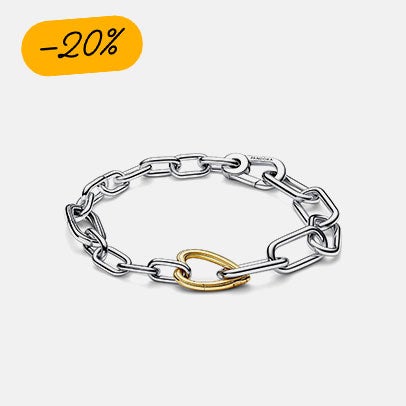 Bracelet  Link Cœur Bimatière - Pandora ME