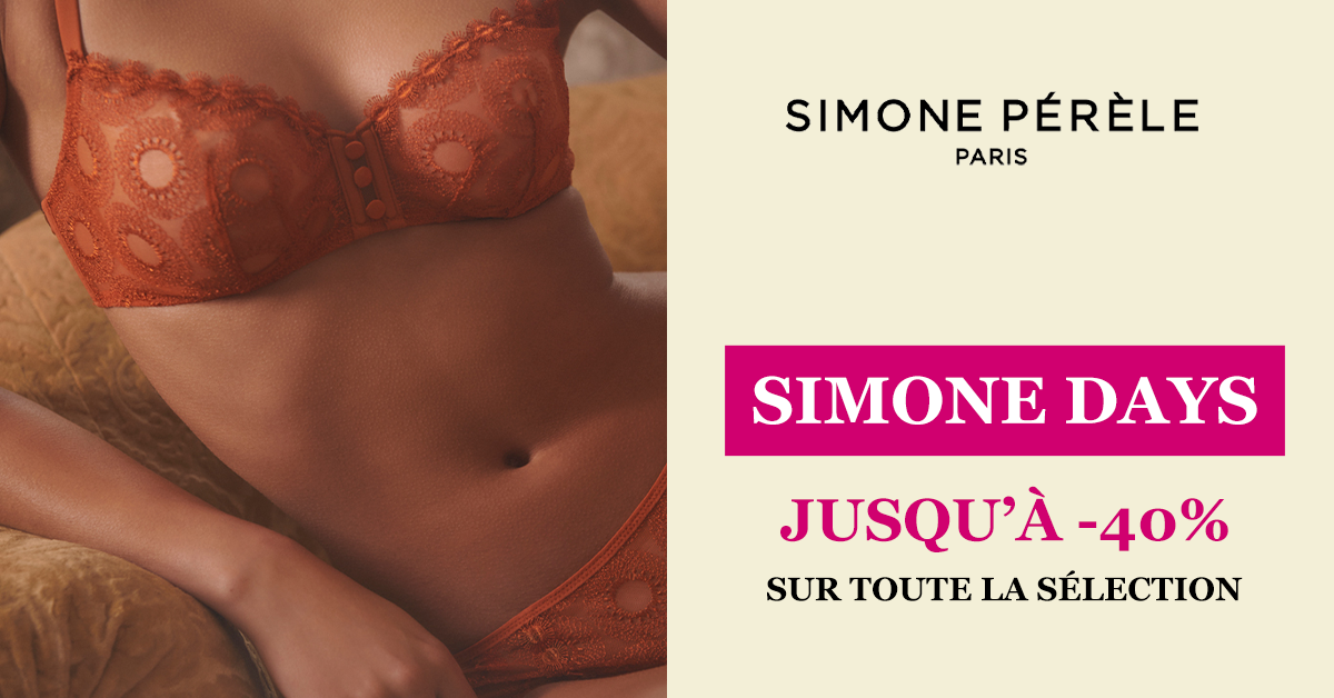 Simone Days : jusqu'à -40% sur tout !