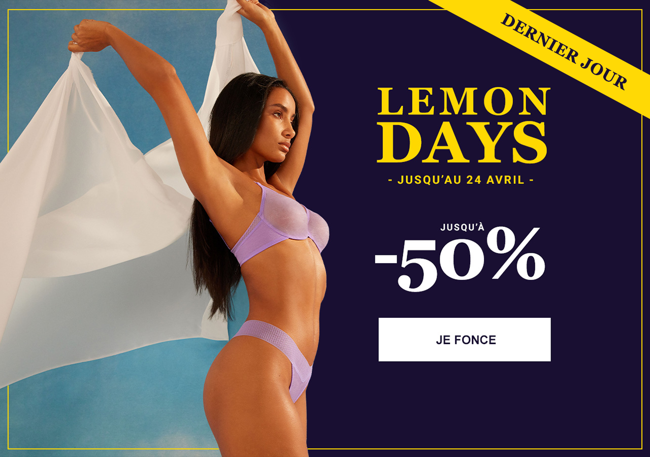 Lemon Days : jusqu'à -50% de réduction sur toutes les marques !