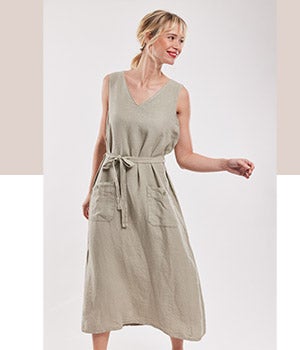 Robe sans manche - lin