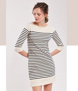 Robe "Ile-Tudy" - coton épais
