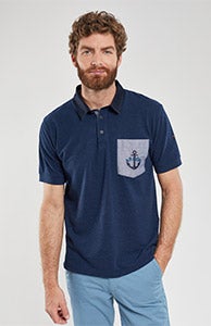 Polo avec poche - coton piqué 89,00 €