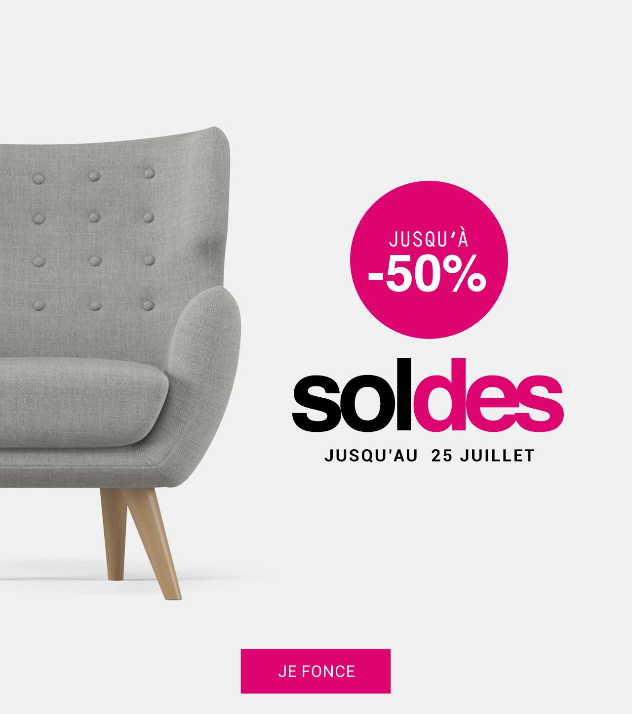 Soldes : jusqu'à -50% sur une sélection exclusive !