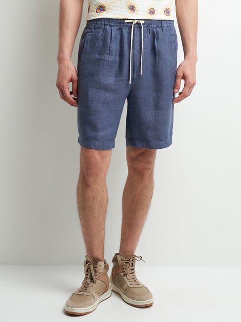 Bermuda slim en lin