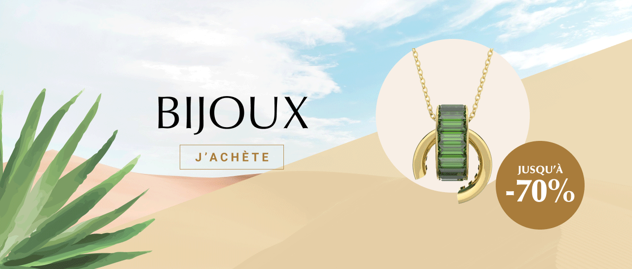 Bijoux en soldes : jusqu'à -70% 