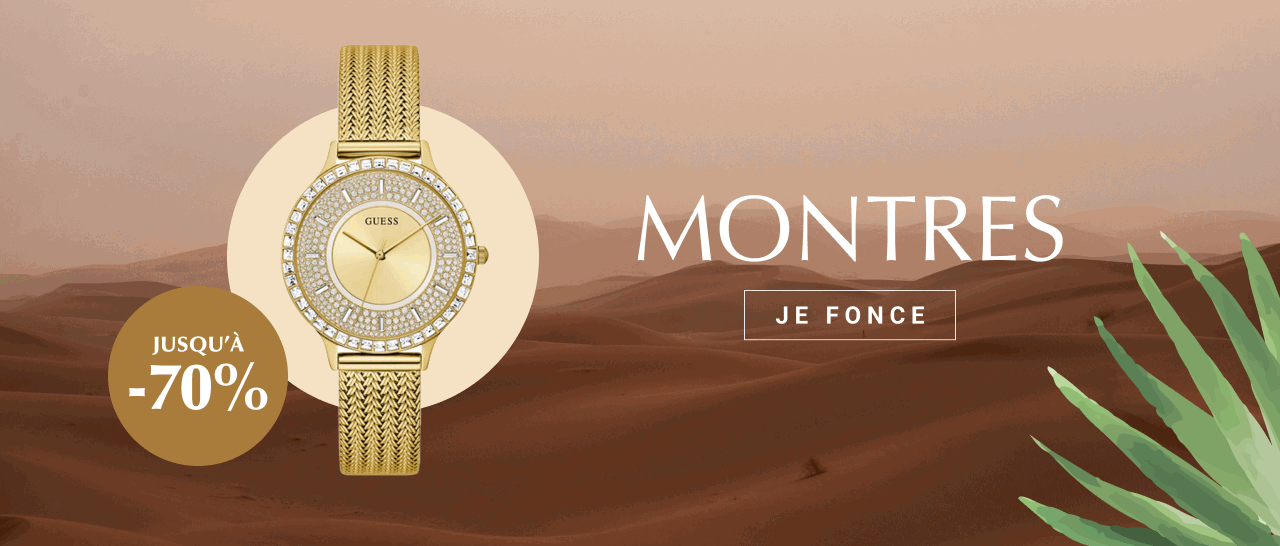 Montres en soldes : jusqu'à -70% 