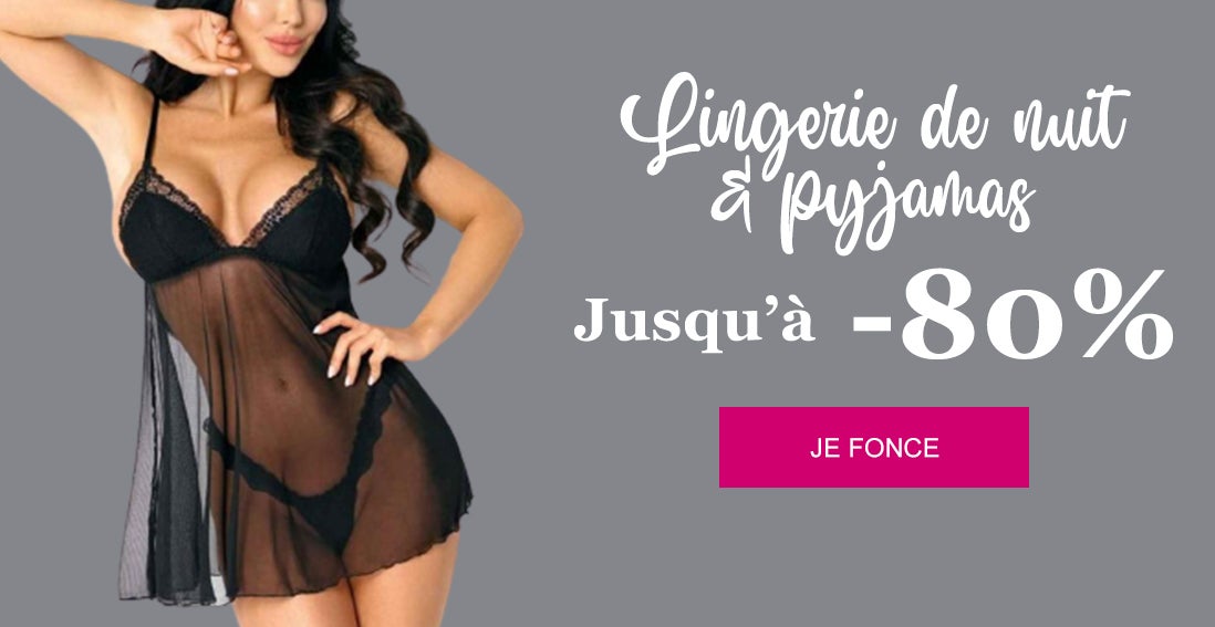 Lingerie de nuit soldes 