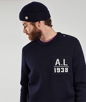 Pull marin avec poche - laine 189,00 €