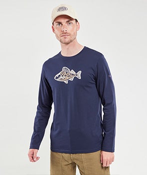 T-shirt manches longues "explore" - coton léger 45,00 €