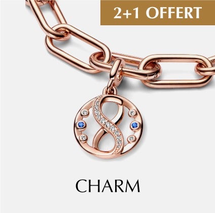 PANDORA  Médaillon Symbole de l’Infini Pandora ME