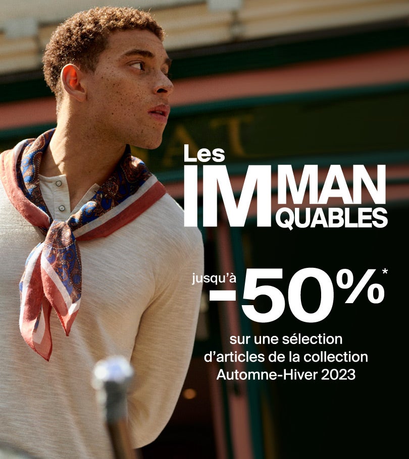 Les Immanquables - Jusqu'à -50% sur une sélection d'articles automne-hiver*