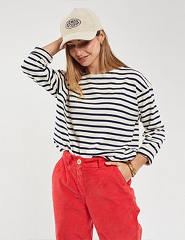 Matrosenshirt mit langen Ärmeln – Baumwolle | 89,90 €