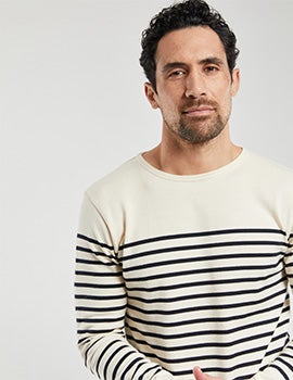 Shirt im Marine-Stil „Drisse" - Fairtrade-Baumwolle | 89,90 €