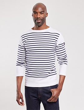 Shirt im Marine-Stil „Amiral“ - aus dicker Baumwolle | 84,90 €