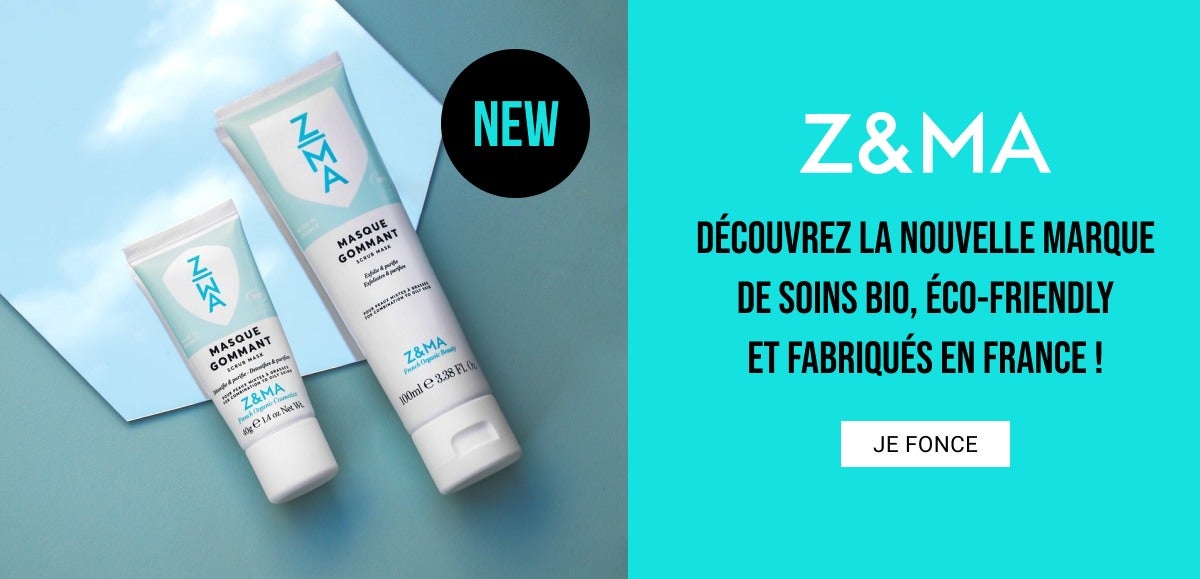 Découvrez la nouvelle marque de soins bio Z&MA