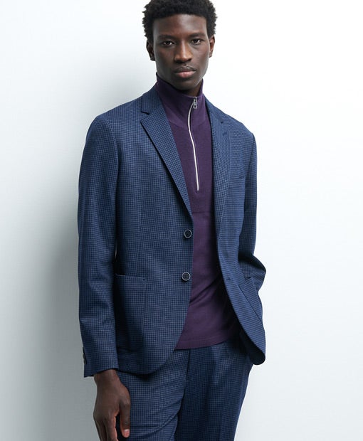 Veste coordonnable extraslim carreaux