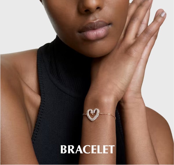 SWAROVSKI BIJOUX  Bracelet Femme Swarovski - 5628658 Métal Doré rose