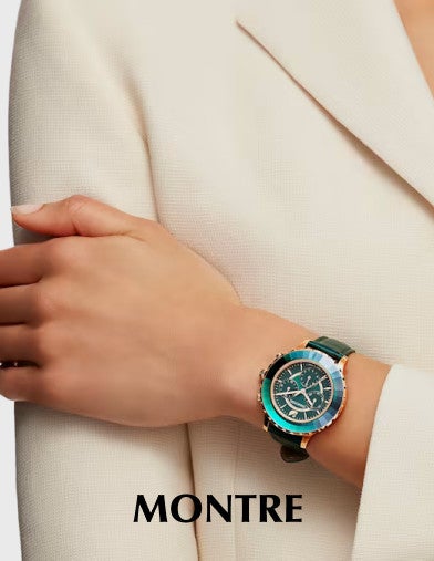 SWAROVSKI MONTRES  Montre Femme Swarovski Octea Lux 5452498 - Bracelet Cuir Vert