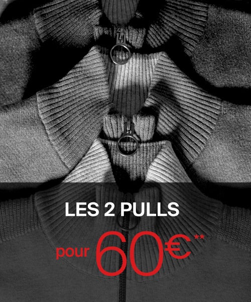 Les 2 pulls pour 60€**