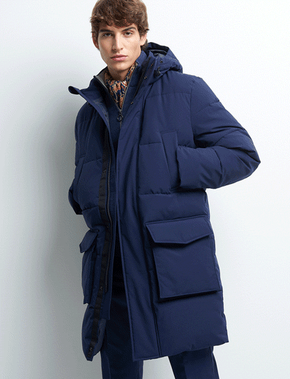 Parka déperlante à capuche
